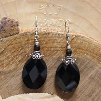 Pendientes Ónix Facetado