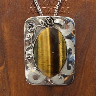 Colgante Ojo de Tigre Rosal