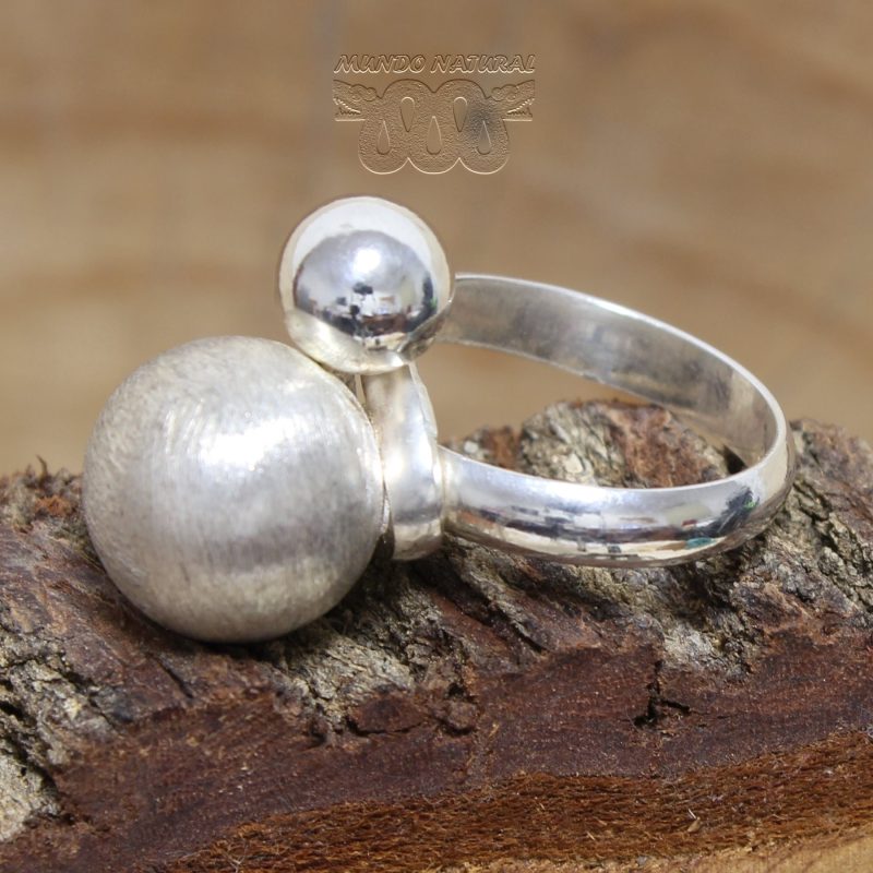 Anillo Dos Esferas