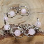 Pulsera Cuarzo Rosa Adaptable