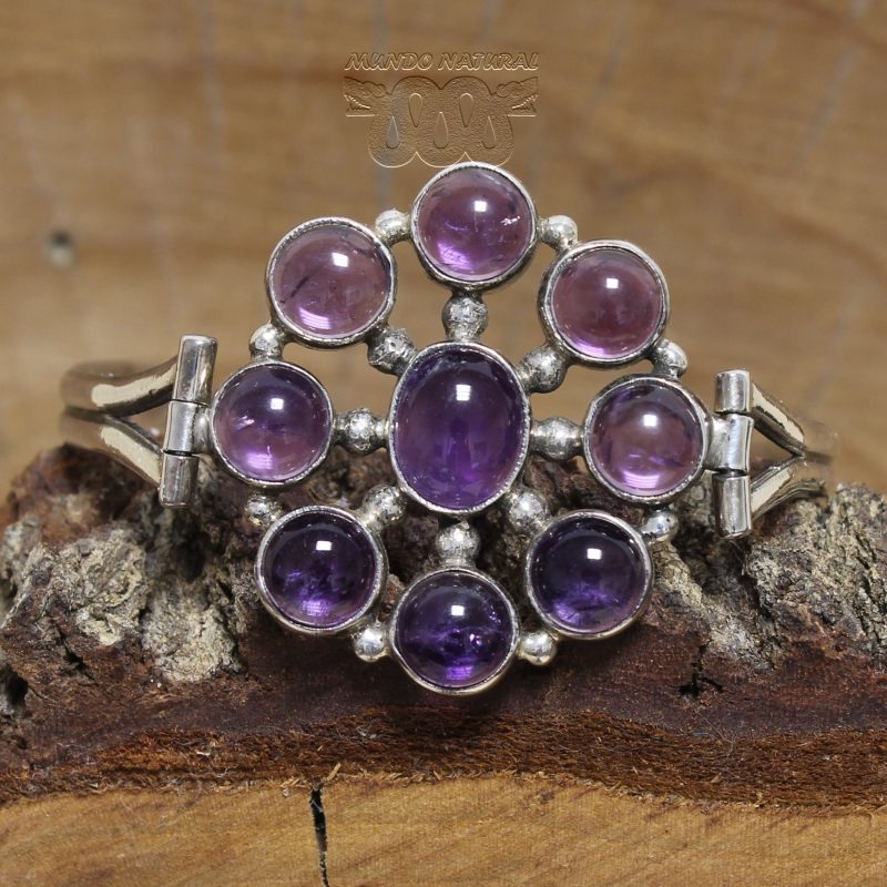 Pulsera Amatistas Adaptable