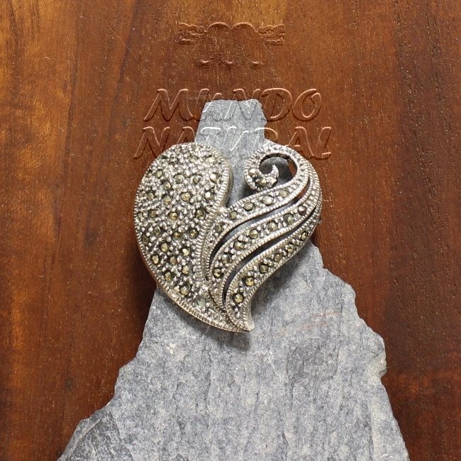 Broche Marquesitas Corazón