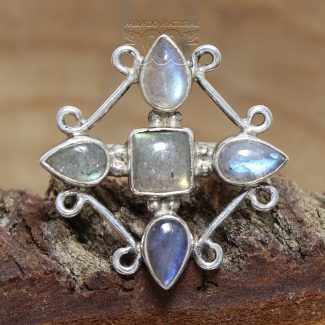 Anillo Labradorita Cruz
