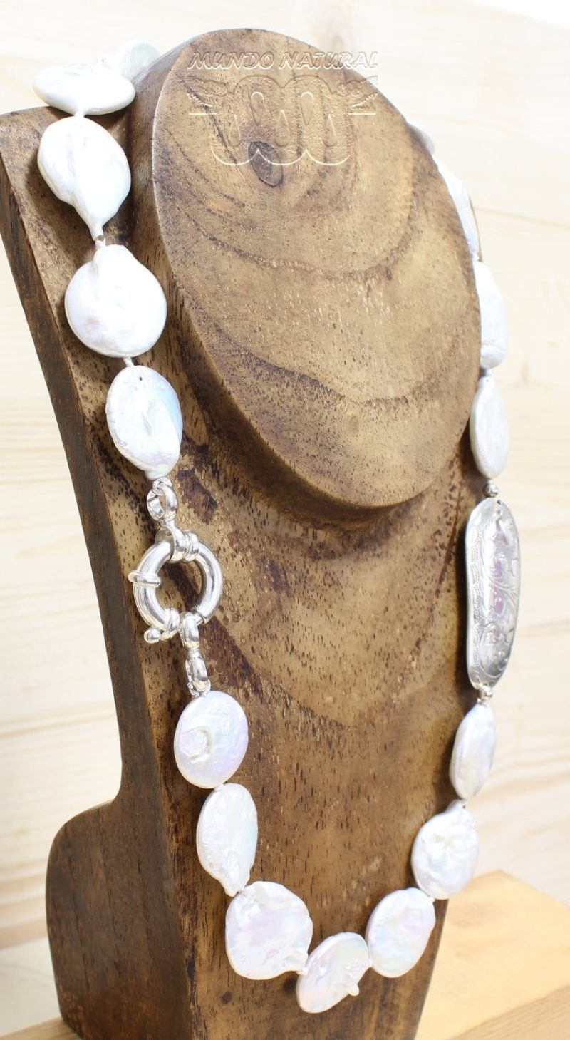 Collar Perlas Chatonas Collar Perlas Chatonas