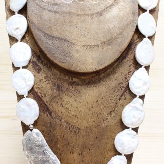 Collar Perlas Chatonas