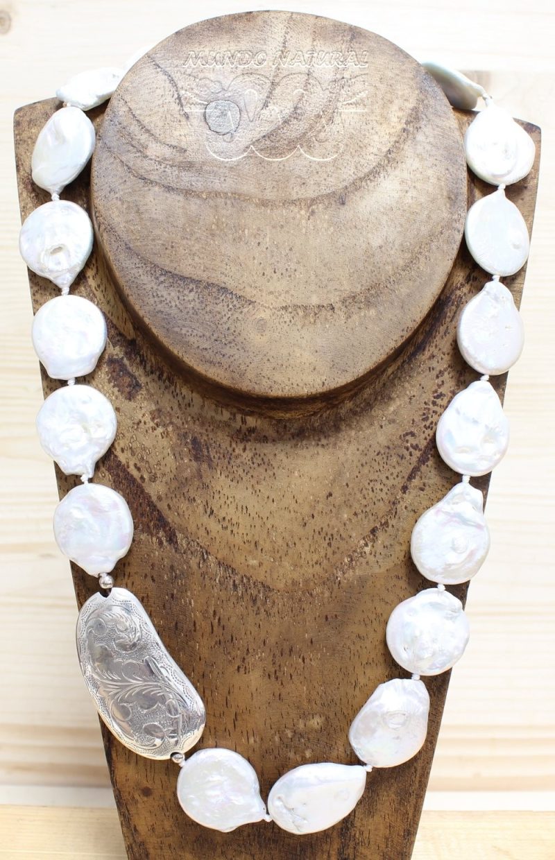 Collar Perlas Chatonas Collar Perlas Chatonas