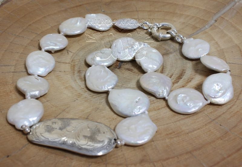 Collar Perlas Chatonas Collar Perlas Chatonas