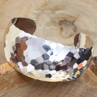 Brazalete Martillado Ancho