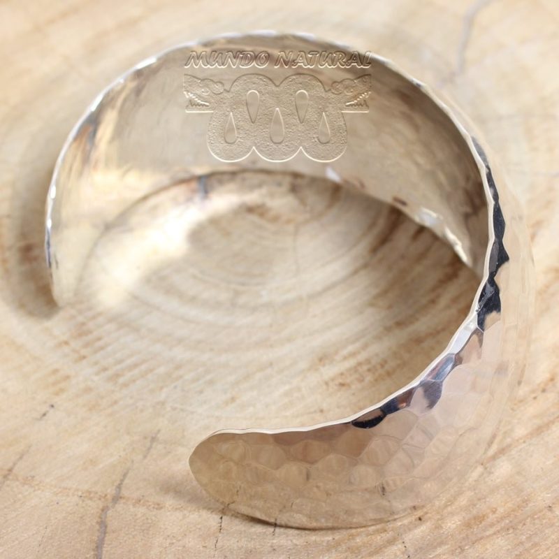 Brazalete Martillado Ancho