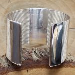 Brazalete Plata Hilos