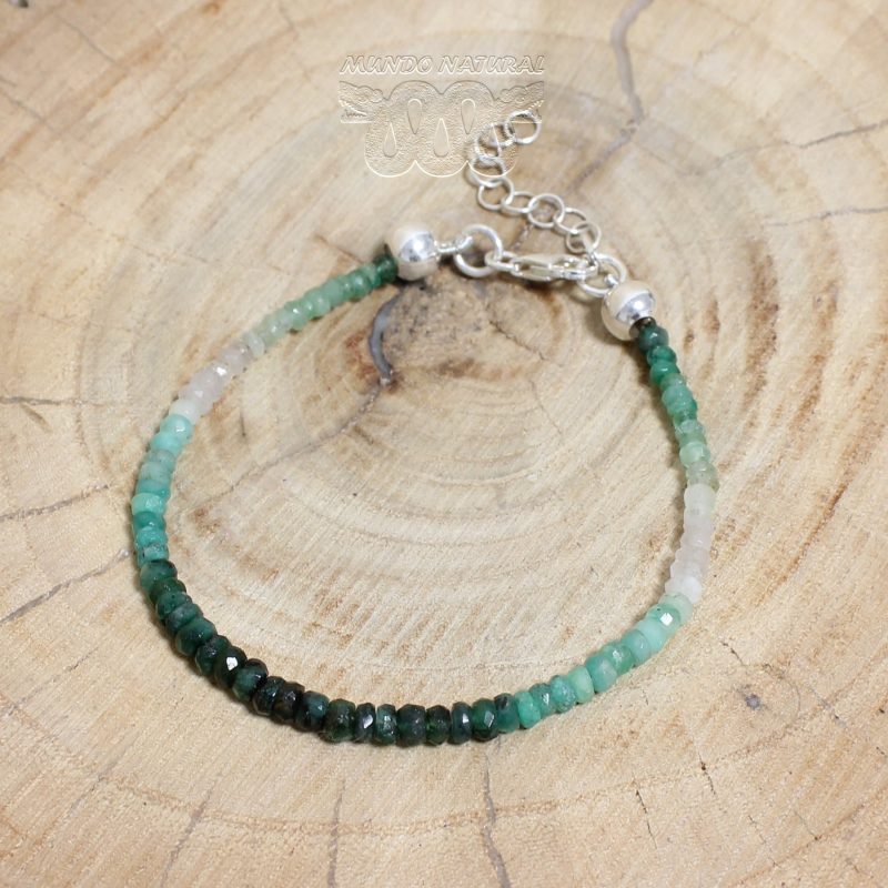 Pulsera Esmeraldas Finas Adaptable