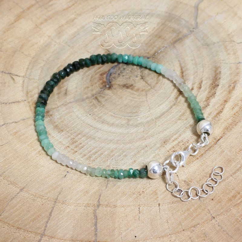 Pulsera Esmeraldas Finas Adaptable