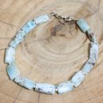 Pulsera Larimar Facetado