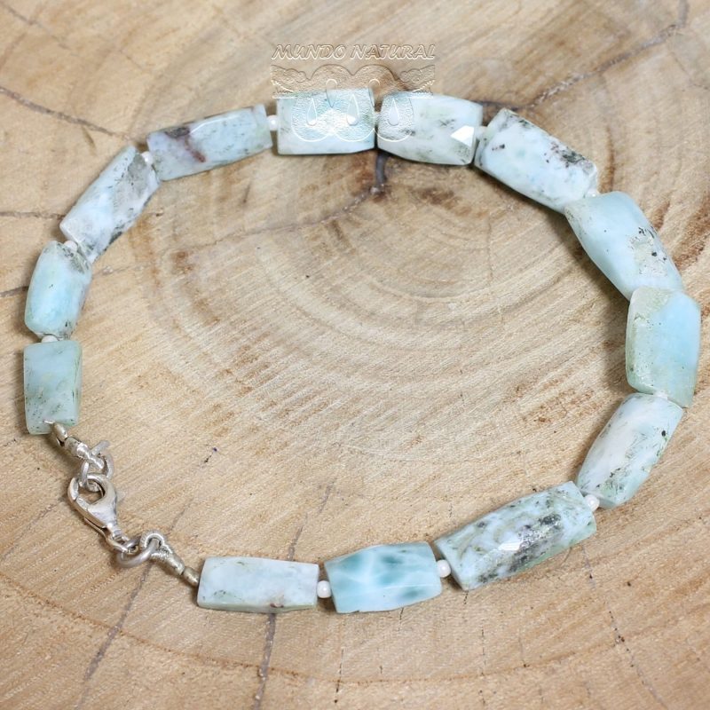 Pulsera Larimar Facetado Pulsera Larimar Facetado