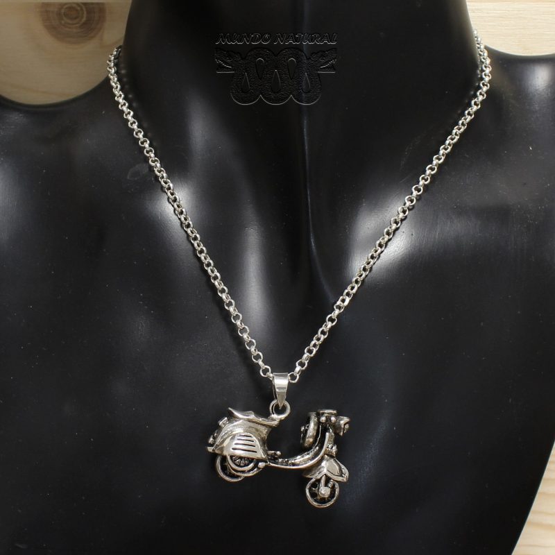 Colgante Scooter Plata
