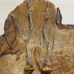 Pendientes Ojo de Tigre Espiral