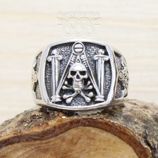 Anillo Masón Calavera