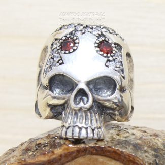 Anillo Calavera Cristal