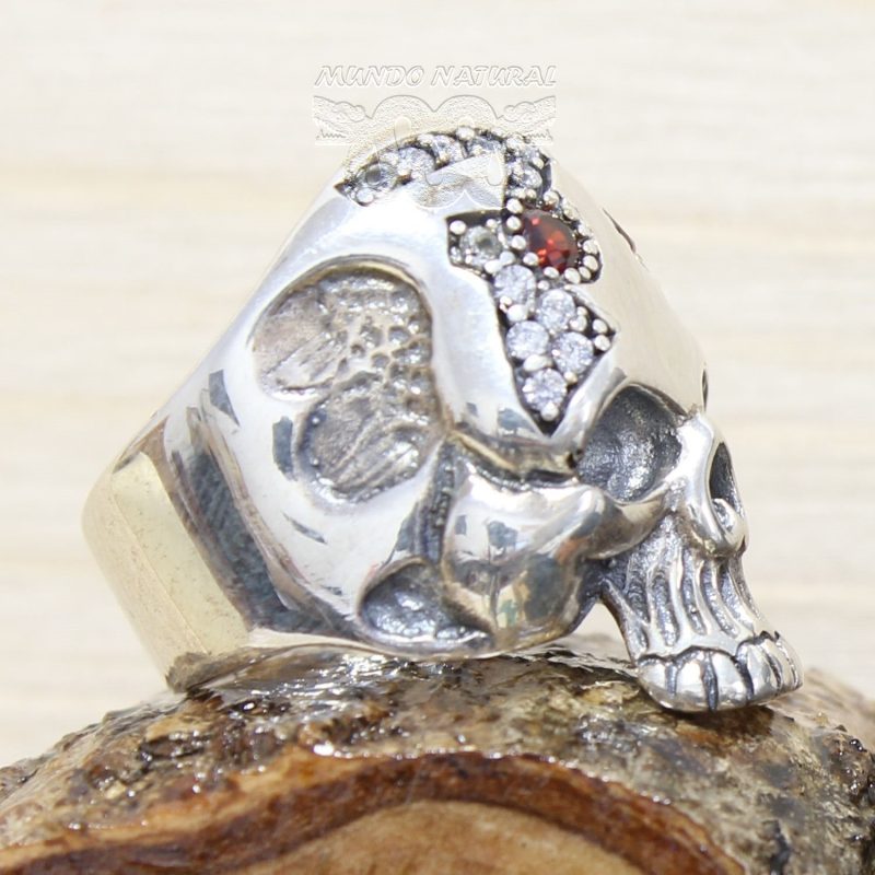 Anillo Calavera Cristal