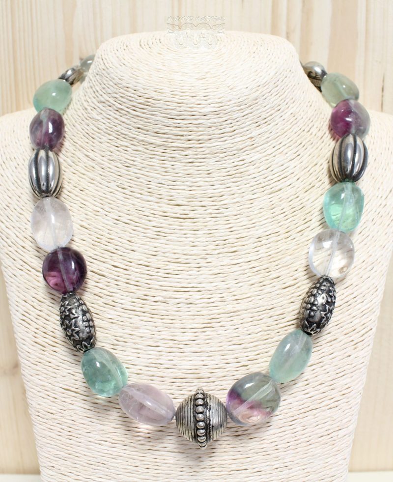 Collar Fluorita Pulida Collar Fluorita Pulida