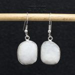 Pendientes Piedra de Luna Facetada