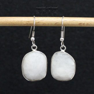Pendientes Piedra de Luna Facetada
