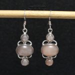 Pendientes Piedra de Luna Chocolate
