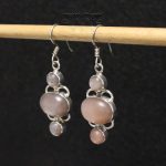 Pendientes Piedra de Luna Chocolate