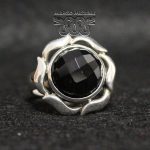 Anillo Ónix Facetado -1-