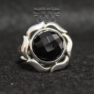 Anillo Ónix Facetado -1-