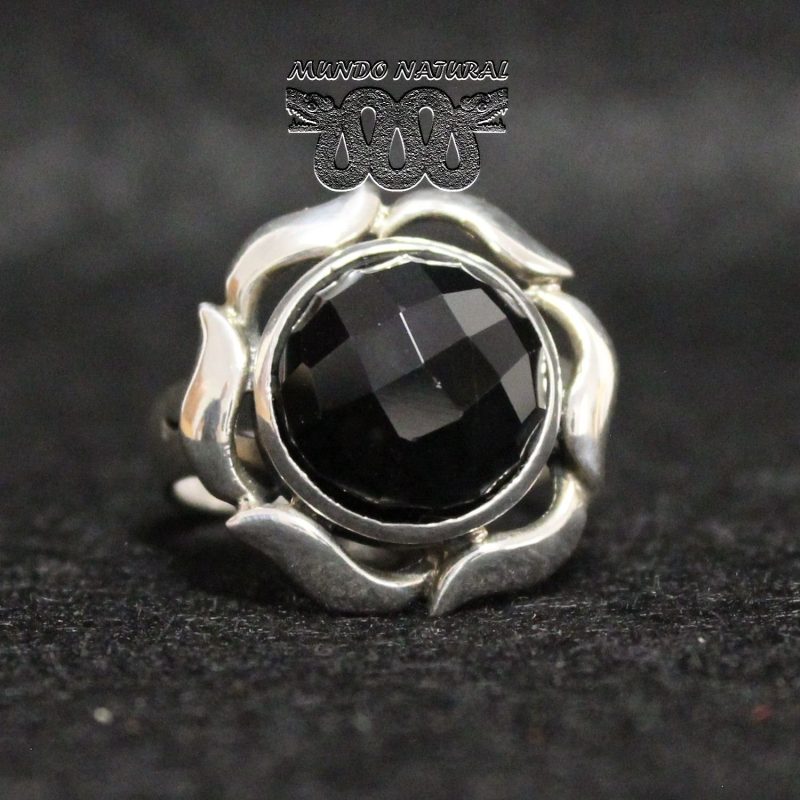 Anillo Ónix Facetado -1-
