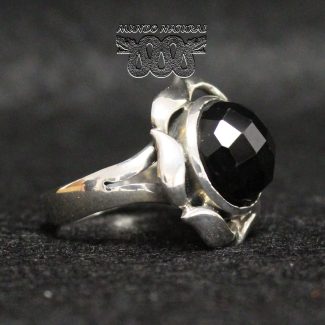 Anillo Ónix Facetado -1-