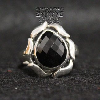 Anillo Ónix Facetado -2-