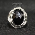 Anillo Ónix Facetado -3-