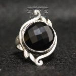 Anillo Ónix Facetado -5-