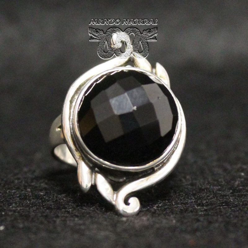 Anillo Ónix Facetado -5-