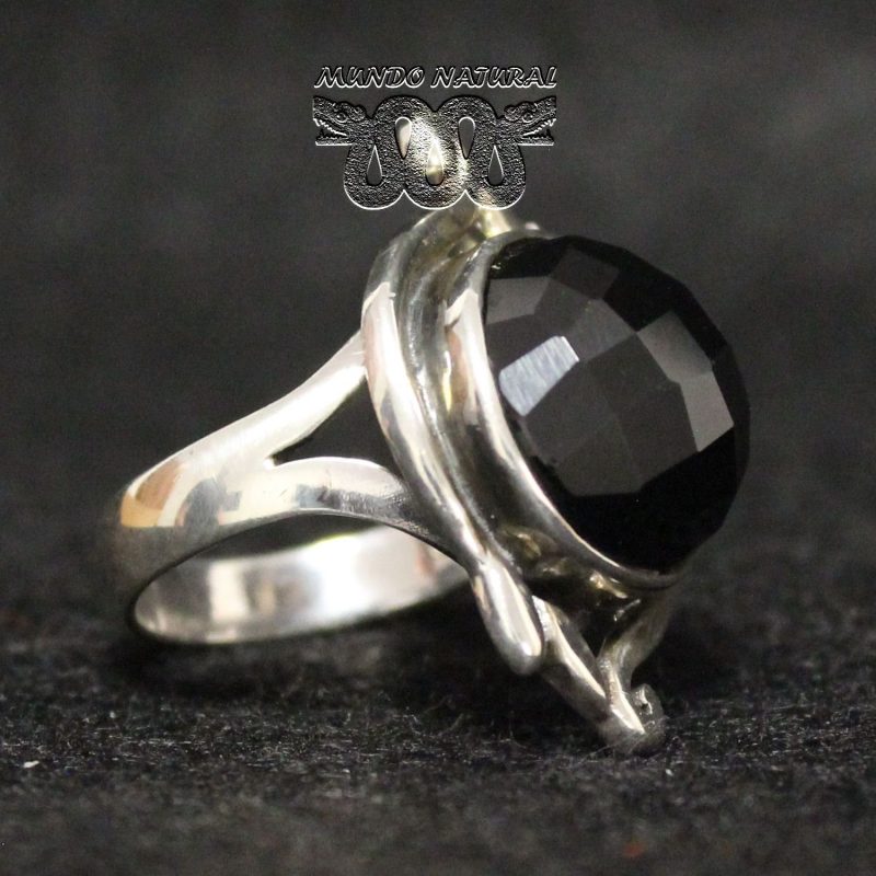 Anillo Ónix Facetado -5-