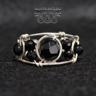 Anillo Ónix Flotante