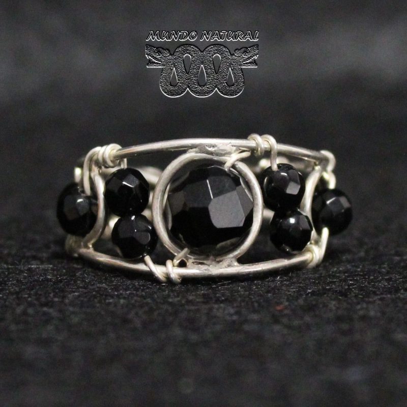 Anillo Ónix Flotante