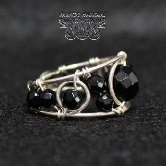 Anillo Ónix Flotante