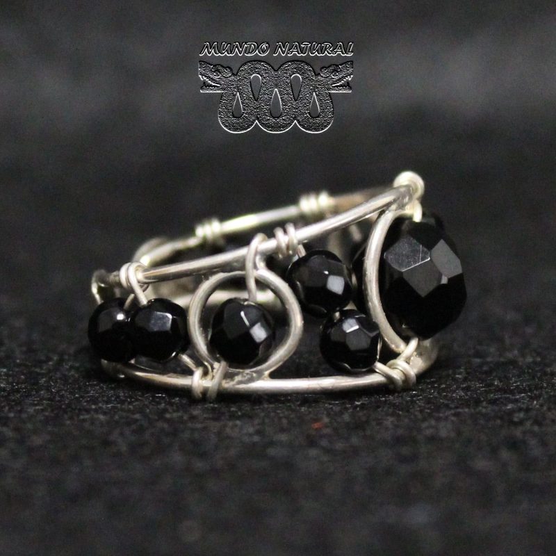 Anillo Ónix Flotante