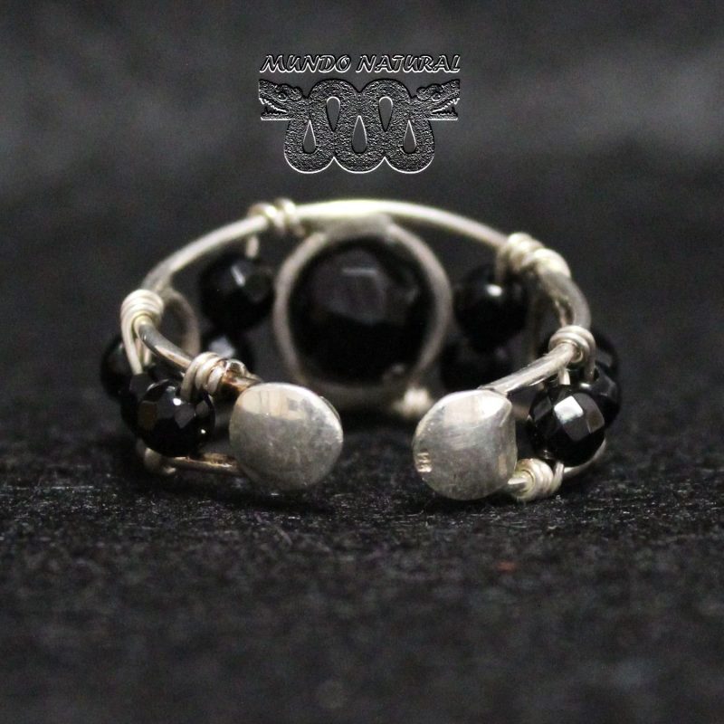 Anillo Ónix Flotante