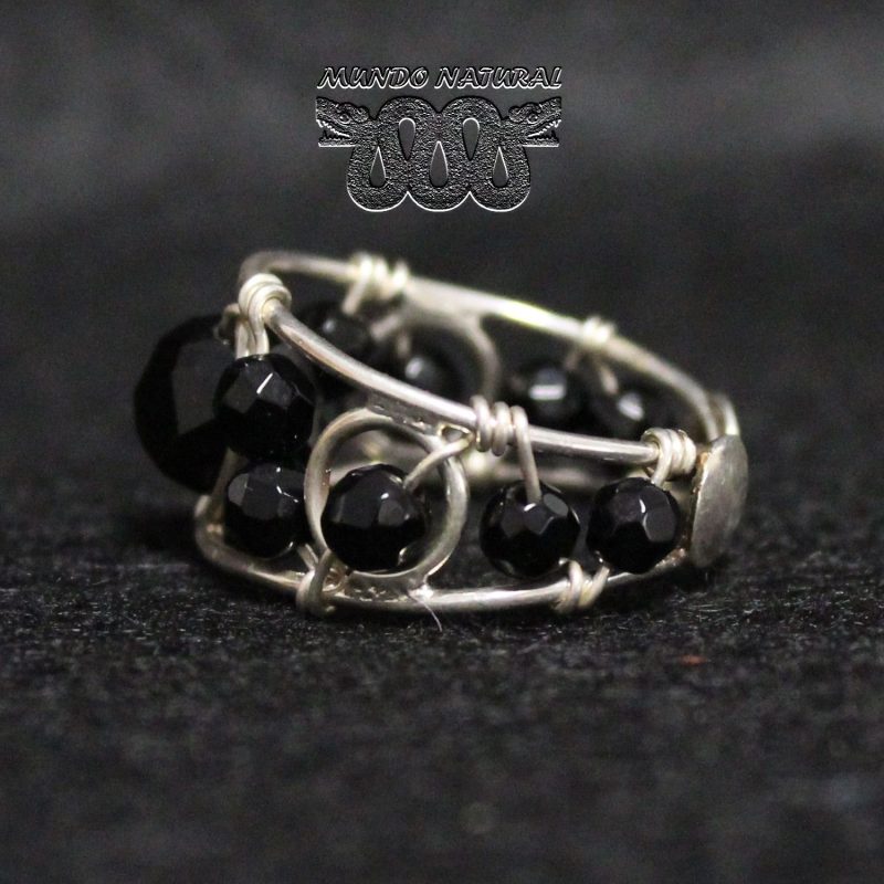 Anillo Ónix Flotante