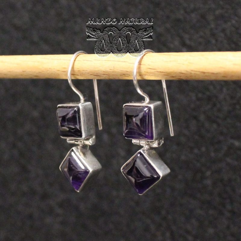 Pendientes Amatista Century
