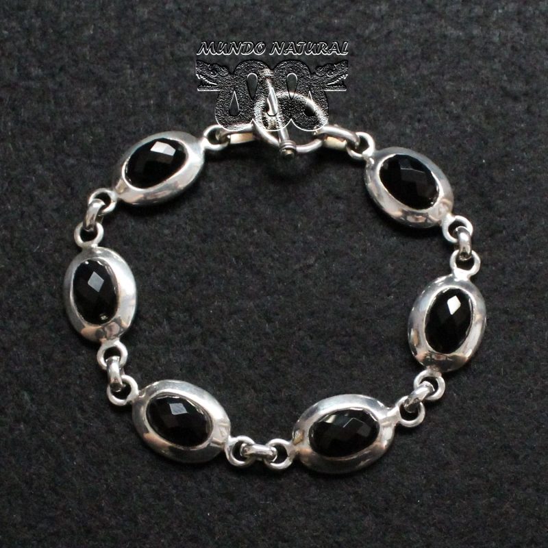 Pulsera Ónix Facetado