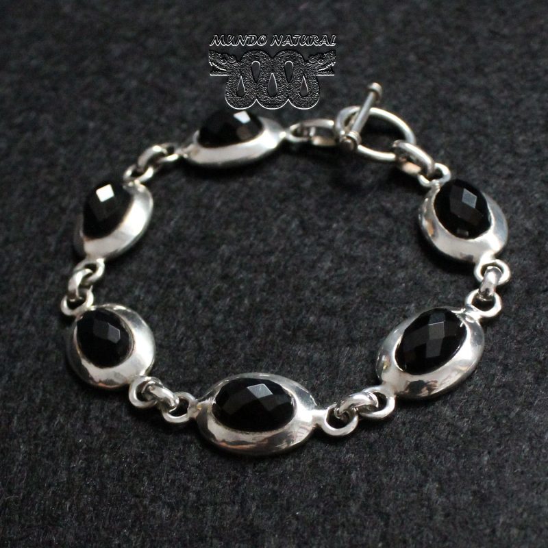 Pulsera Ónix Facetado