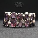 Pulsera Amatistas Facetadas