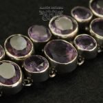 Pulsera Amatistas Facetadas