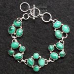 Pulsera Malaquita Ovalada