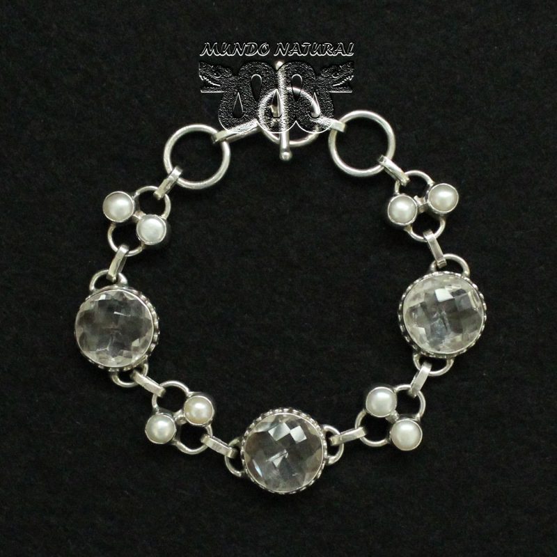 Pulsera Cuarzo Perlas